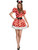 Womens Sexy Red Disney Mickey Mouse Club Minnie Mouse Adult Costume