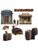 Wild West Town Cowboy Bank Shootout Wall Props Decoration