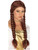Renaissance Costume Brown Maiden Princess Braided Wig