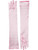 Adult Pink Elbow Length Princess Costume Long Satin Dress Gloves