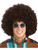 Oversize Jumbo Adult Brown Afro Disco Costume Wig