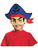 Childs Captain Jake And The Neverland Pirates Felt Half-Mask Toddlers Accessory