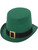 Deluxe New Green Leprechaun Costume Top Hat with Buckle