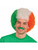 Mens Womens Child Irish St. Patrick's Day Orange White And Green Afro Clown Wig