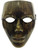 Adult's Gold Facemask Man Halloween Costume Face Mask Accessory