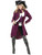 Womens Pirate Lady Vixen Jacket Plumberry