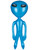 36" Blue Inflatable Martian Alien Prop Toy Decoration