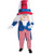 Deluxe Adult Large 42-44 Uncle Sam Mascot USA Parade Costume