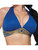 Adult's Womens Desert Princess Harem Belly Dancer Blue Bra Costume Accessory