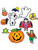 Set Of 10 5"-12" Halloween Character Cutouts Party Decorations