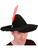 New Men's Women's Black Hillbilly Redneck Mark Twain Costume Hat