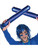 2 Cheerleader Team School Spirit Rally Blue Inflatable Colored Spirit Sticks