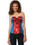 Womens Adult Superman Supergirl Superhero Tube Dress Costume