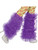 Rave Diva Costume Neon Purple Sexy Tutu Ruffled Lace Leg Warmers