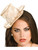 Women's Deluxe Ivory Pearls Flower Mini Costume Top Hat