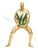 Adult's Mens Gold Ninja Avenger Series 3 Martial Arts Costume