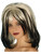 Adult Womens Sexy Blonde And Black Wicked Wig Costume Accessory