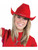 Adults Deluxe Red Wild Wild West Cowboy Hat Costume Accessory
