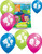 Set of 6 Bubble Guppies Balloons 12" Assorted Color Balloons