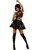 Women's Sexy Adult Rihanna S&M Black Vinyl Costume