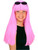 Adult Womens Light Pink Long Straight Costume Wig