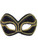 Deluxe Costume Unisex Black And Gold Lace Venetian Carnival Mask