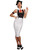 Adult's Womens Sexy 1940s Rich Mafia Mob Crime Boss Dress Costume