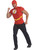 Adult's The Flash Muscle Chest Costume T-shirt Cape & Mask