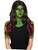 Womens Marvel Guardians Of The Galaxy Gamora Wig Costume Accessory