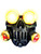 Adult's Toxic Light Up Biohazard Gas Mask Costume Accessory