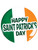 Happy Saint Patrick's Day Irish Flag St Patty's Button