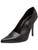 Women's Highest Heel Shoes 4" Classic Plain Pump - Black Kid PU