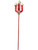 Red Gold Sequin Glam Devil Costume Accessory Pitch Fork