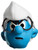 The Smurfs 2 Adult Brainy Smurf 3/4 Vinyl Costume Mask