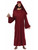 Mens Christian Biblical Shepherd Burgundy Nativity Wise Man Robe Costume