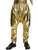 Old School Adult Mens Baggy Gold Lame Costume Pants