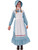 Child's Girls Modest Prairie Pioneer Woman Dress And Bonnet Costume