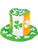 Saint Patricks Day Green Happy St. Pats Costume Shamrock Top Hat