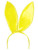 New Yellow Satin Bunny Rabbit Ears Adult Sexy Costume