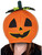 Unisex Jack-O-Lantern Pumpkin Head Hat Funny Plush Party Hat Costume Accessory