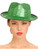 Deluxe St Patricks Day Green Sequin Fedora Costume Hat