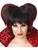 Sexy Adult Womens Queen of Black Hearts Costume Accessory Wig