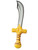 Set Of 12 Inflatable Pirate Sword Blow-Up Weapon Toy Costume Accessory