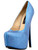 Sexy Womens 6 3/4" Royal Blue Rhinestone Covered Pump W/ 2" Platform Shoes
