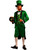 Adult's Mens St. Patrick's Day Formal Green Leprechaun Suit And Hat Costume