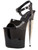 Sexy Womens 7 1/2" Black Platform Ankle Strap & Inferno Heel Shoes
