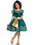 Child's Girls Disney Princess Classic Merida Brave Ball Gown Dress Costume