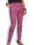80s Rock Star Spandex Zebra Pink Costume Pants