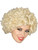 Adult Blonde 20s Flapper Girl Costume Curly Wave Wig