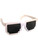 White 80's 8-Bit Pixelated Videogame Pixels Sunglasses Costume Accessory